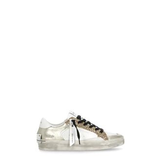 Crime London Sneakers, female, White, Size: 6 US Sk8 Deluxe