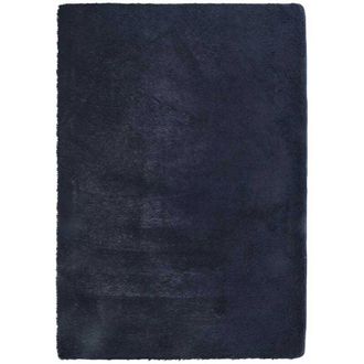 vidaXL Shaggy Rug High Pile navarra Navy 240x340 cm Polyester Vidaxl