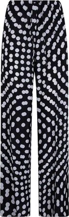 Dries Van Noten Pantaloni a Palazzo Pois - - Trousers - Donna - Nero - M