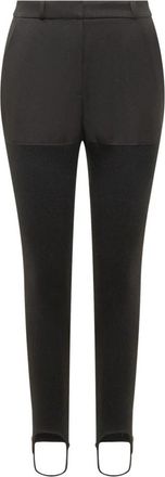 Coperni Hybrid Rib Stirrup Leggings - Dames - Leggings - Zwart - S - Broeken