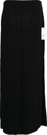 Toteme High Slit Maxi Skirt in Black Viscose