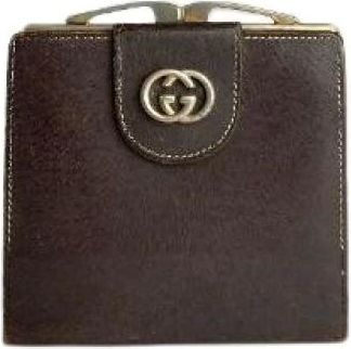 Gucci Pre-owned Wallets, female, Brown, Size: ONE SIZE Pre-owned Vintage Wallet