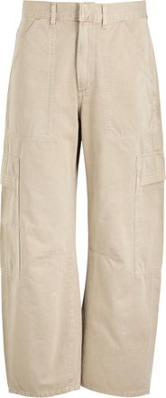 Citizens Of Humanity Citizens OF Humanity Marcelle Low Slung Cotton Cargo Trousers - Khaki - 27 (W27 / UK8-10 / S)