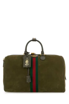 Gucci Olive Savoy medium duffle bag