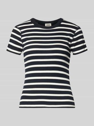 Drykorn Drykorn T-Shirt mit Rundhalsausschnitt Modell KOALE in Marine, Gr&ouml;&szlig;e XL