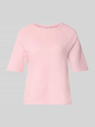 Pieces Regular Fit T-Shirt mit Rundhals Modell BREE in Hellrosa Melange, Gr&ouml;&szlig;e XL