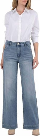 Kut from the Kloth Jodi Fab Ab High Rise Wide Leg Jeans In Vital