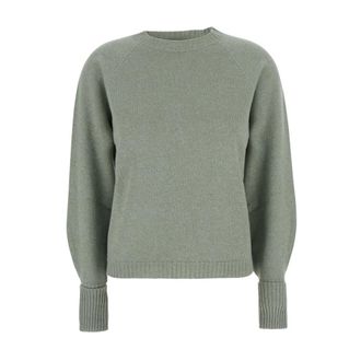 Twinset Trui met ronde hals - Dames - Ronde hals truien - Groen - L - Truien & Vesten