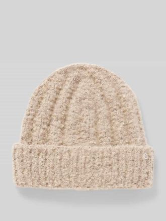 s.Oliver Red Label Weicher Beanie mit Strickmuster in Beige, Gr&ouml;&szlig;e 1