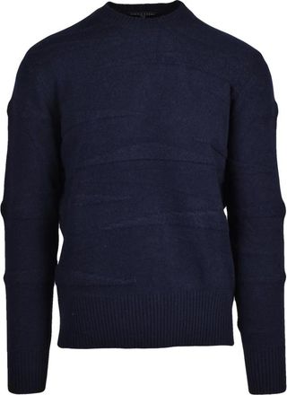 Daniele Fiesoli Maglione Girocollo - Heren - Ronde hals truien - Blauw - L - Wol - Truien & Vesten