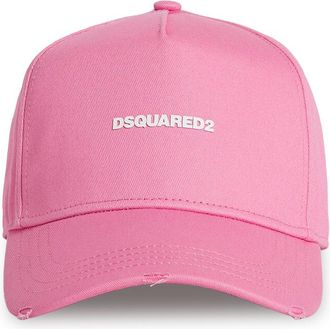 Dsquared2 Mens Mini Logo Baseball Cap in Pink