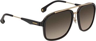 Carrera CA133 Brown Gradient Pilot Mens Sunglasses CARRERA 133/S 02M2/HA 57