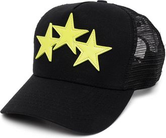 Amiri star-motif cap - men - Cotton/Polyester/Lyocell - One Size - Black