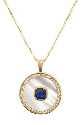 Freya Rose Sapphire Mother Of Pearl Necklace at Nordstrom, Size 9.25