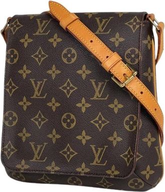 Louis Vuitton Pre-owned Cross Body Bags, female, Brown, Size: ONE SIZE Pre-owned Vintage Monogram Shoulder Bag