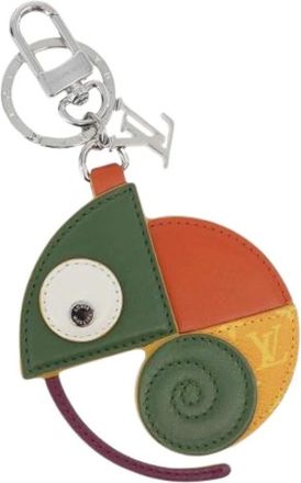 Louis Vuitton Pre-owned Accessories, female, Multicolor, Size: ONE SIZE Pre-owned Canvas Key Holder