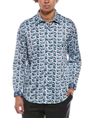 Robert Graham Toasted Classic Fit Woven Shirt