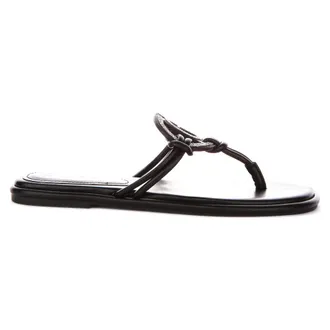 Guess Saimas Moonlight Sandals - female - Guess - Flip Flops - Black - 4 UK - Shoes