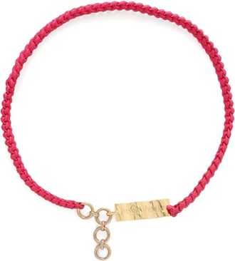 Saint Laurent Cintura con placca logo 1993 - Oro