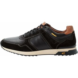 Camel Active Sportieve Sneaker - Heren - Schoenen - Zwart - Maat: 49 EU Leer