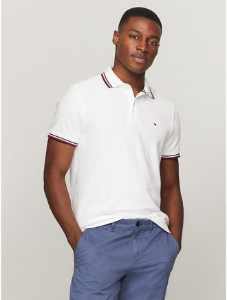 Tommy Hilfiger Mens Regular Fit Tommy Wicking Polo