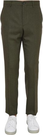 Etro Flat Front Sport Verde Chinos - Heren - Chinos - Groen - M - Broeken