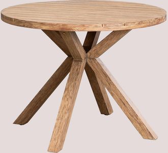 Sklum Sklum - Mesa De Comedor Redonda En Madera Naele