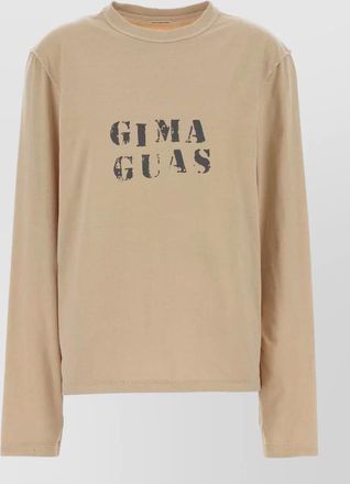 Gimaguas cotton long sleeve crew neck t shirt print