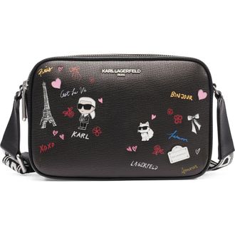 Karl Lagerfeld Maybelle Crossbody in Black/multi at Nordstrom