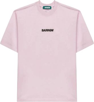 Barrow T-shirt con stampa Teddy - Rosa