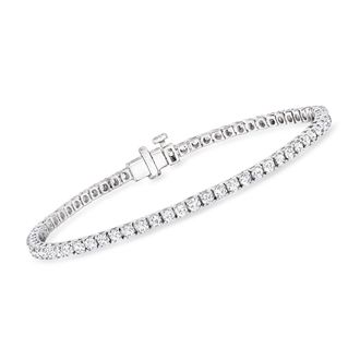 Ross-Simons 3.00- Lab-Grown Diamond Tennis Bracelet in Sterling Silver