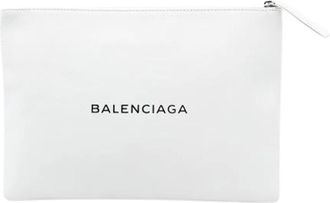 Balenciaga Pre-owned Clutches, female, White, Size: ONE SIZE Pre-owned Everyday clutch bag