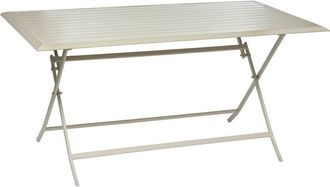 Hesperide Hesperide - Mesa Exterior Plegable Rectangular Azua Jard&iacute;n Terraza Estilo Moderno Color Arcilla 150x71 Cm