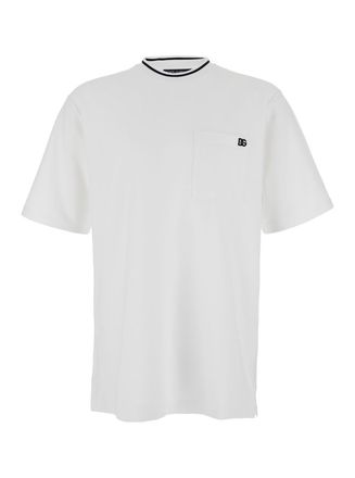 Dolce & Gabbana White Piquet T-shirt