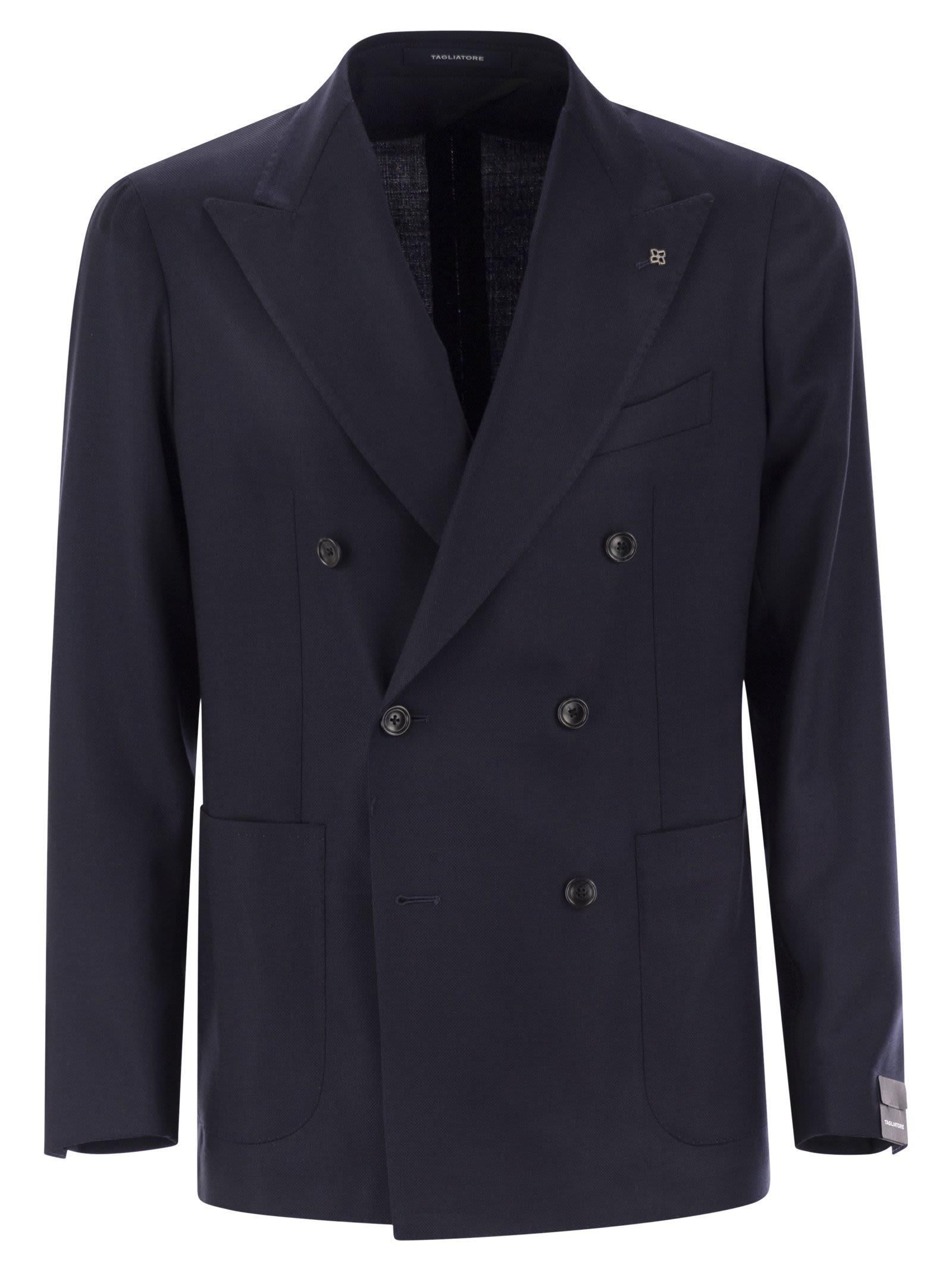 Tagliatore single-breasted blazer - men - Cupro/Cotton/Linen