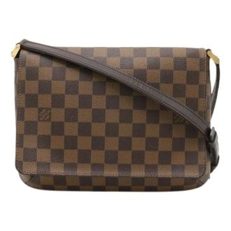 Louis Vuitton Pre-owned Cross Body Bags, female, Brown, Size: ONE SIZE Pre-owned Damier Shoulder Bag
