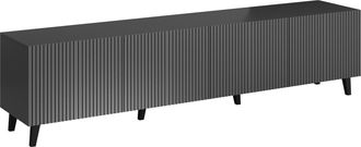 Mirjan24 Mobilier1 - Mueble Tv Remeta 103, Antracita, N&uacute;mero De Puertas: 0, N&uacute;mero De Cajones: 0, 201x53x42cm