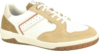 Fluchos Sportieve Beige en Witte Sneakers - Heren - Sneakers - Wit - 41 EU - Schoenen