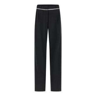 Nensi Dojaka Straight Trousers, female, Black, M, Anouk Trousers
