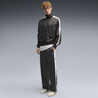 Puma Pantaloni da corsa T7 da uomo, Abbigliamento, Nero, XXL