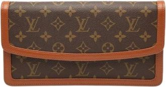 Louis Vuitton Pre-owned Wallets, female, Brown, Size: ONE SIZE Pre-owned Pochette Dame GM