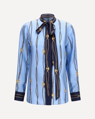 Gucci Silk printed Shirt Female 42