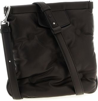Maison Margiela Womens Black Lambskin Crossbody Bag