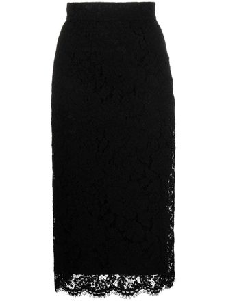 Dolce & Gabbana Gonna midi in pizzo Dolce & Gabbana