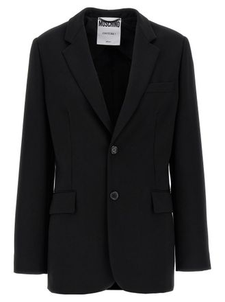 【関税込み】moschino Double-breasted blazer Moschino Blazers for Men - Shop Now on FARFETCH