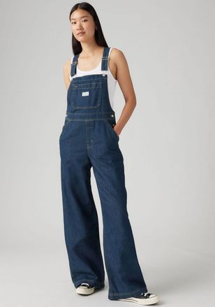 Levi's Overall LEVIS XL OVERALL, Damen, Gr. L (40), N-Gr, square circle, Web, Obermaterial: 100% Baumwolle, unifarben, regular fit kn&ouml;chellang, Overalls Over