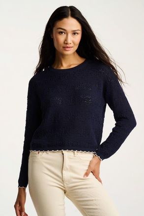 Lisa Todd Seaside Chic Sweater in Navy at Nordstrom, Size X-Small