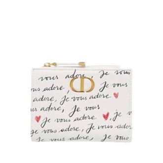 Dior Pre-owned Wallets, female, White, Size: ONE SIZE Pre-owned Small Wallet