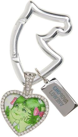Chopova Lowena I Heart Horse Bag Charm in Silver Multi at Nordstrom