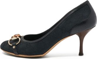 Gucci Pumps con dettaglio in bamb&ugrave; 110mm - Nero